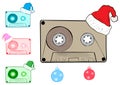 Clipart with Christmas cartridges