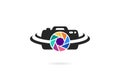 Camera Lens Studios Photography Logo Royalty Free Stock Photo