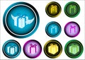 Clipart gift icons Royalty Free Stock Photo