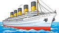 Uss Astoria Coloring Book: Fun Cartoon Style Ship Clipart For Kids