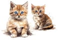 Cute Cat Sublimation Clipart isolate on white background