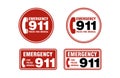 Emergency Call 911 Symbol Icon Royalty Free Stock Photo
