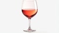 clipart of a wine glass isolated on white background generative AI