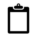 Clipboard icon empty Royalty Free Stock Photo
