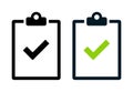 Clipboard checklist icon