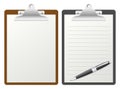 Clipboard With Blank Paper