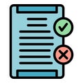 Clipboard event icon vector flat