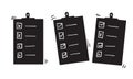Clipboard icon design template handddrawn doodle style Royalty Free Stock Photo