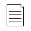 Clipboard icon on white background. clipboard sign. flat style. clipboard document symbol Royalty Free Stock Photo