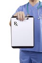 Clipboard Medical prescriptions