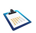 Clipboard rating illustration design Royalty Free Stock Photo