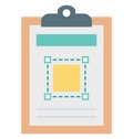 Clipboard, Selection Vector Icon editable