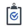 Clipboard survey icon