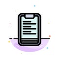 Clipboard, Text, Board, Motivation Abstract Flat Color Icon Template