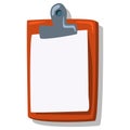 Clipboard vector icon Royalty Free Stock Photo