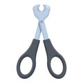 Clippers cutter icon cartoon vector. Nail object art Royalty Free Stock Photo