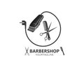 clippers icin vector for barber business illustration