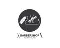 clippers icin vector for barber business illustration