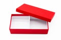 Clipping path red box on white background Royalty Free Stock Photo