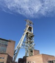 Old Clipstone coal mine in Nottinghamshire England - stock photo Royalty Free Stock Photo