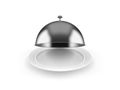 Cloche on plate Royalty Free Stock Photo