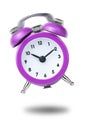 Clock Alarm Ringing Vintage Magenta Retro