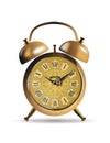 Clock antique gold Royalty Free Stock Photo