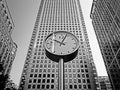 A clock in B&W