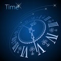 Clock background Royalty Free Stock Photo