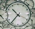 Clock Background Abstract Royalty Free Stock Photo