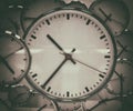 Clock Background Abstract Royalty Free Stock Photo