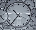 Clock Background Abstract Royalty Free Stock Photo