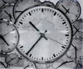 Clock Background Abstract Royalty Free Stock Photo