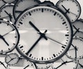 Clock Background Abstract Royalty Free Stock Photo