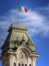 The Clock and Bell Tower in Trieste Royalty Free Stock Photo