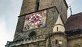 Elaborate clock of the Black Church in Brasov, Transylvania, Romania Royalty Free Stock Photo