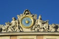 Clock of the castle of Versailles Royalty Free Stock Photo