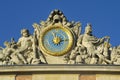 Clock of the castle of Versailles Royalty Free Stock Photo