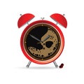 Clock and coffee vector part two