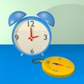 clock3D Royalty Free Stock Photo