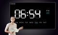 Clock Duration Time Leisure Hour Concept Royalty Free Stock Photo
