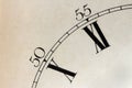 Clock face detail