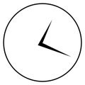 Clock face icon. Time symbol. Wall timer Royalty Free Stock Photo