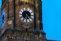 Clock face of Liebfrauenkirche cathedral Royalty Free Stock Photo