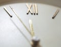 Clock face of the old wall clock Royalty Free Stock Photo