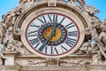 Clock Face at St. Peter`s Basilica