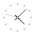 Clock face vector illustration
