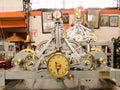 ZACATLAN PUEBLA, MEXICO - OCTOBER 01, 2017: Clock factory in a distant town in the Sierra de Puebla