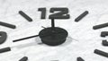 Clock Fast Time Lapse Moving Forward Zoomed