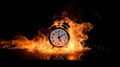 Clock on fire. Time to wake up. Generative AI